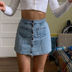 Brandy Melville denim skirt